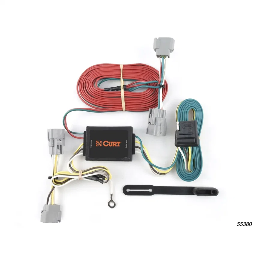 CURT 55380, Custom Wiring; 4-Way Flat Output; Select Mitsubishi Montero; Except Sport
