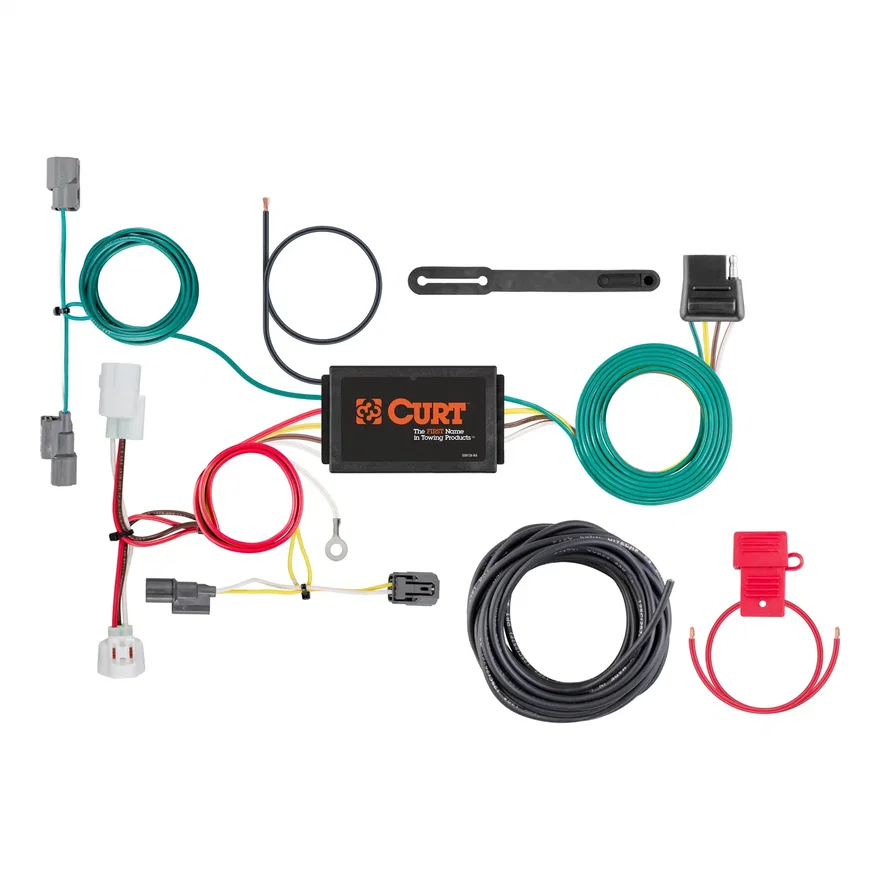 CURT 56269, Custom Wiring Harness; 4-Way Flat Output; Select Acura ILX