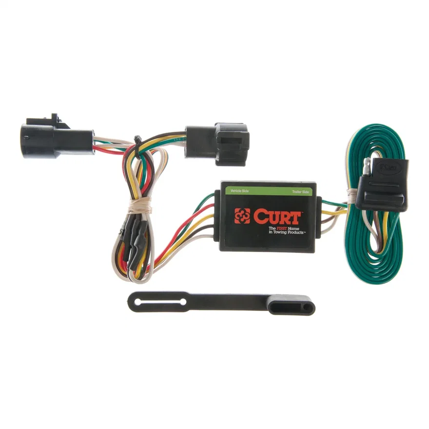 CURT 55325, Custom Wiring; 4-Way Flat Output; Select Ford Ranger; Mazda B2300; B3000; B4000