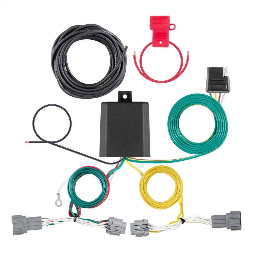 CURT 56511, Custom Wiring Harness; 4-Way Flat Output; Select Nissan Ariya