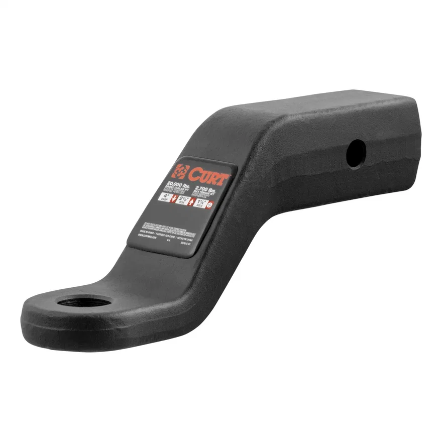 CURT 45458, Commercial Duty Forged Ball Mount (2-1/2in. Shank; 20;000 lbs.; 4in. Drop)