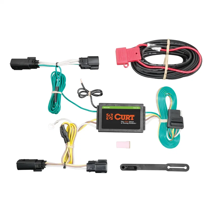 CURT 56258, Custom Wiring Harness; 4-Way Flat Output; Select Lincoln MKZ