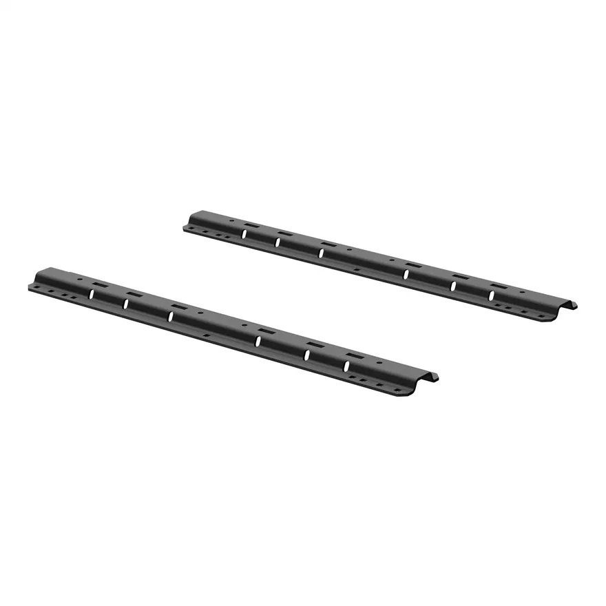 CURT 16204, Universal 5th Wheel Base Rails; 25K (Carbide Black)