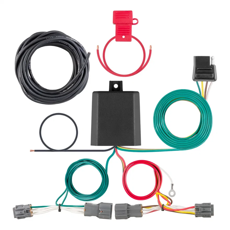 CURT 56348, Custom Wiring Harness; 4-Way Flat Output; Select Hyundai Tucson