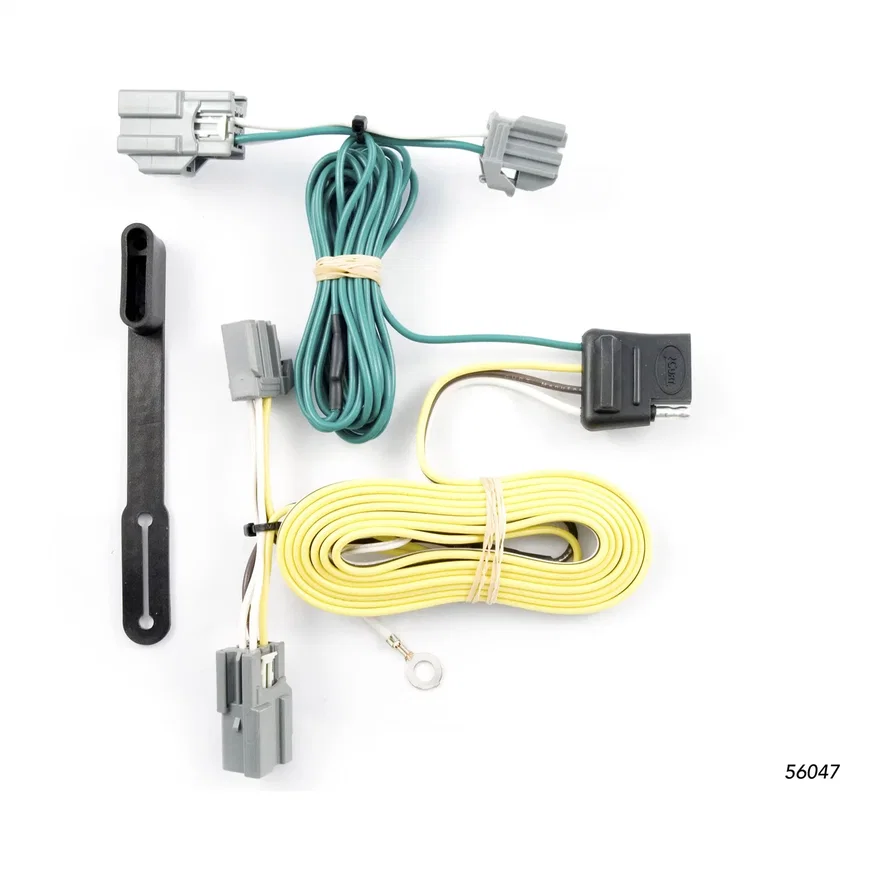 CURT 56047, Custom Wiring; 4-Way Flat Output; Select Buick Lucerne; Ford Fiesta Sedan