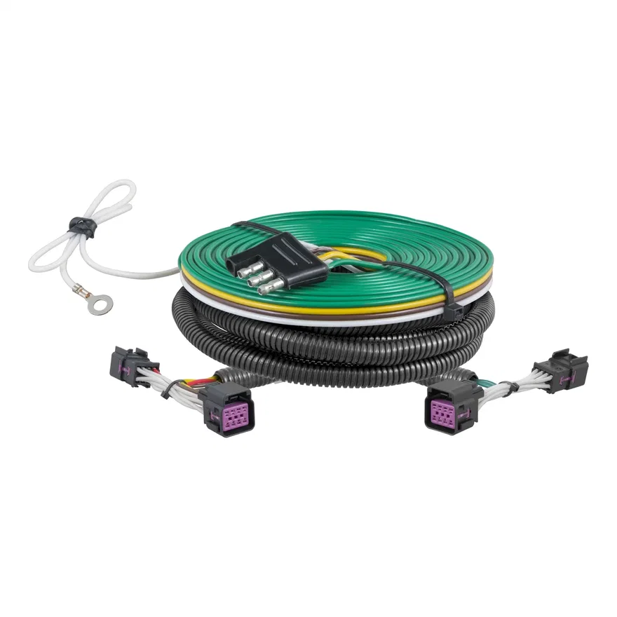 CURT 58936, Custom Towed-Vehicle RV Wiring Harness; Select Chevrolet Sonic
