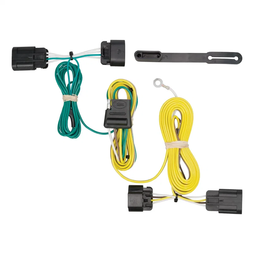 CURT 56197, Custom Wiring Harness; 4-Way Flat Output; Select Chevrolet Camaro