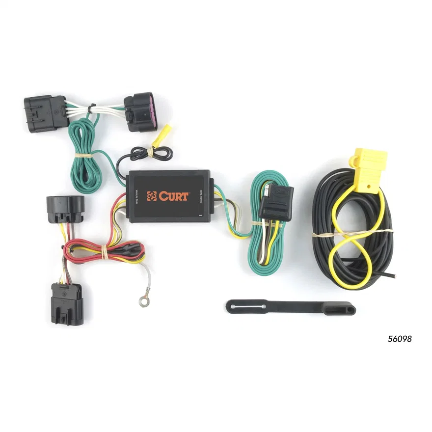 CURT 56098, Custom Wiring Harness; 4-Way Flat Output; Select Buick LaCrosse