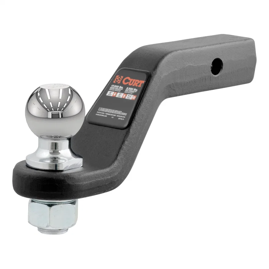 CURT 45332, Loaded Forged Ball Mount with 2-5/16in. Ball (2in. Shank; 15;000 lbs.; 4in. Drop