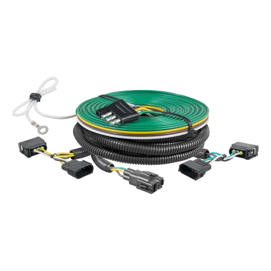 CURT 58952, Custom Towed-Vehicle RV Wiring; Select Ford; Lincoln; Mazda; Mercury Vehicles