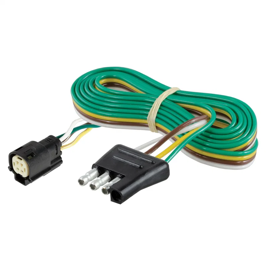 CURT 56503, Custom Wiring; 4-Way Flat Output; Select Ford Escape; OEM Tow Package Required