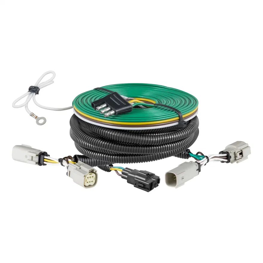 CURT 58992, Custom Towed-Vehicle RV Wiring Harness; Select Ford Bronco