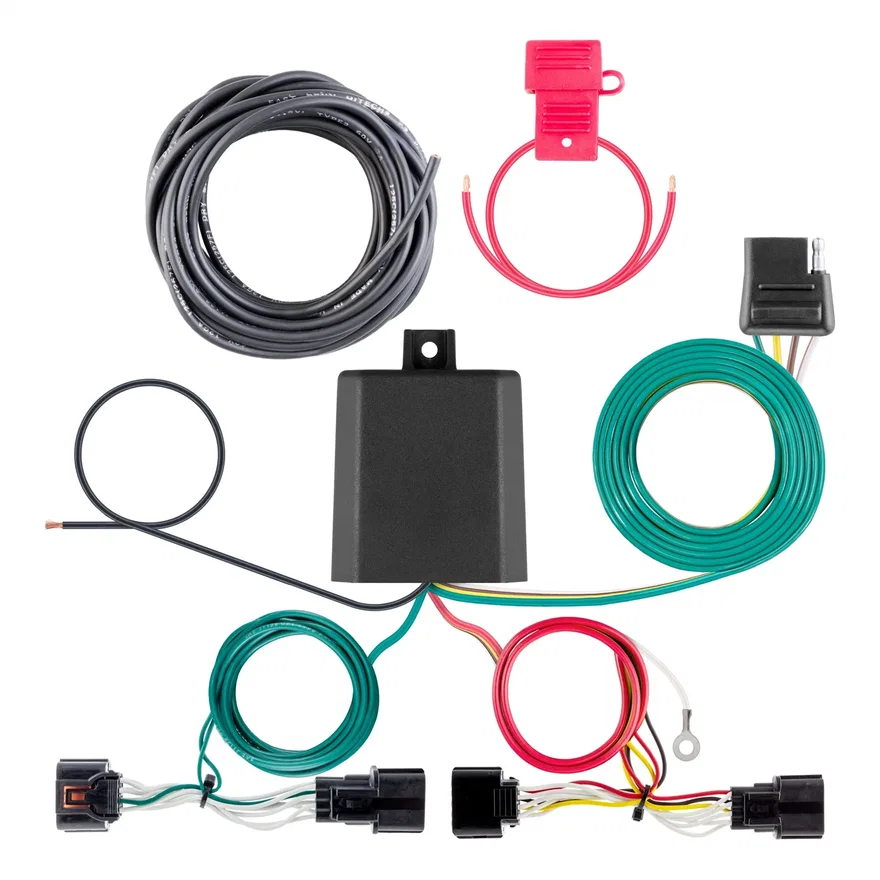 CURT 56526, Custom Wiring Harness; 4-Way Flat Output; Select Kia EV9