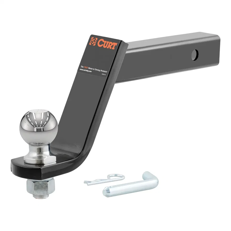 CURT 45065, Loaded Ball Mount with 2-5/16in. Ball (2in. Shank; 7;500 lbs.; 6in. Drop)
