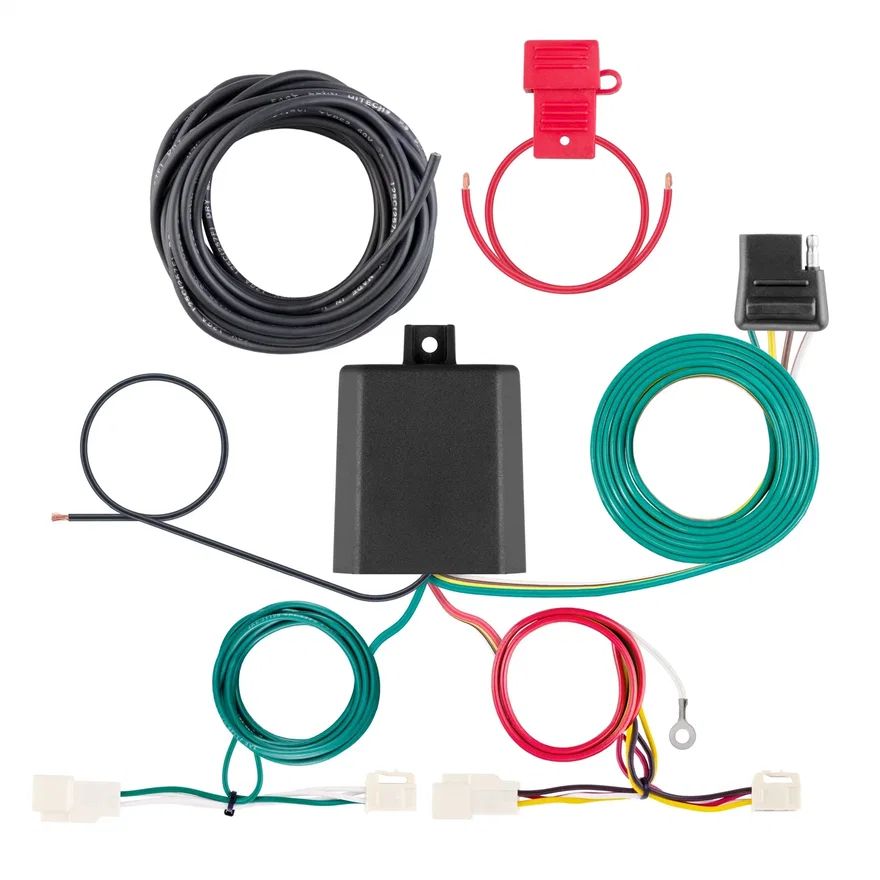 CURT 56544, Custom Wiring Harness; 4-Way Flat Output; Select Toyota Camry