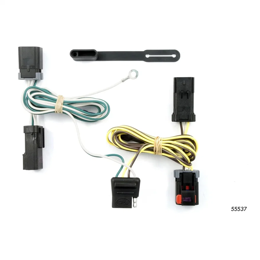 CURT 55537, Custom Wiring; 4-Way Flat; Select Caravan; Grand Caravan; Town and Country