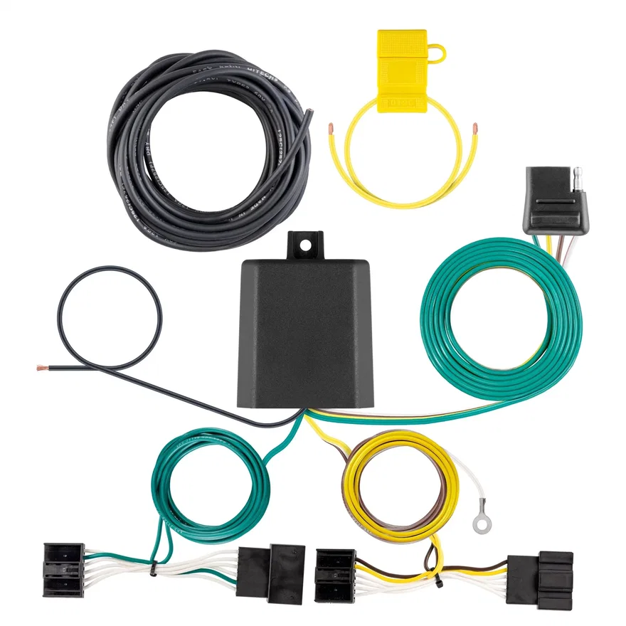 CURT 56533, Custom Wiring Harness; 4-Way Flat Output; Select BMW X3