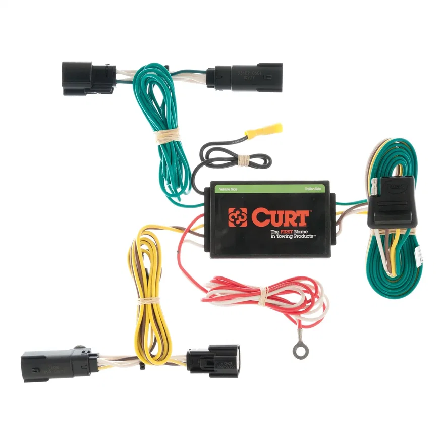 CURT 56121, Custom Wiring Harness; 4-Way Flat Output; Select Lincoln MKX