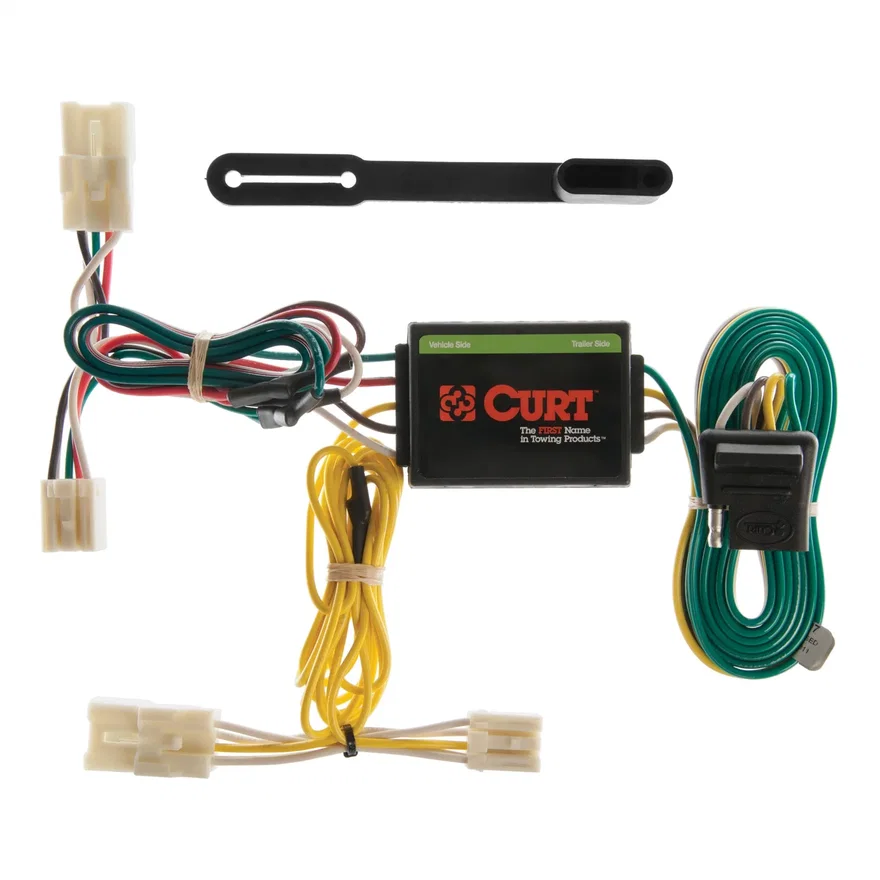 CURT 55307, Custom Wiring Harness; 4-Way Flat Output; Select Toyota RAV4