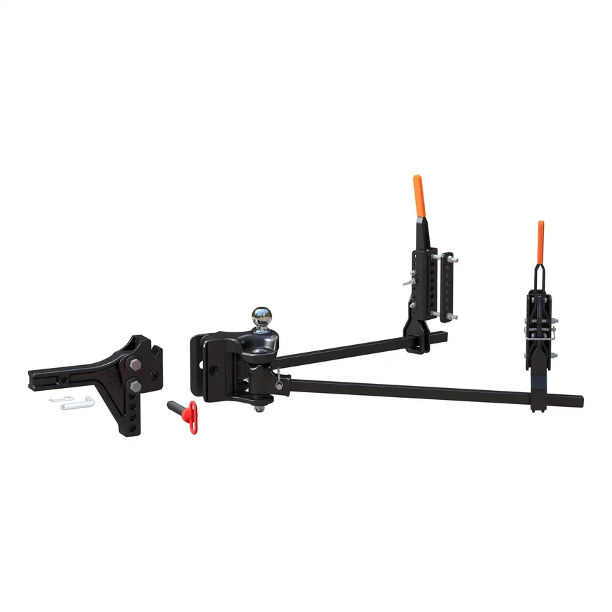 CURT 17520, TruTrack 4P Trailer-Mounted Weight Distribution Hitch; 8-10K