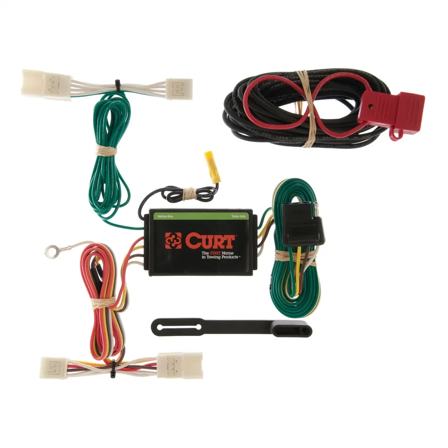 CURT 55400, Custom Wiring; 4-Way Flat; Select Toyota Highlander; Hyundai Azera Sedan V6
