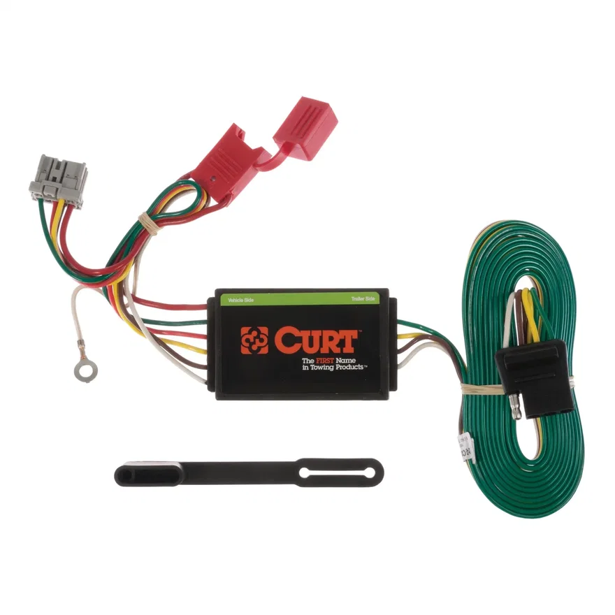 CURT 56161, Custom Wiring Connector; 4-Way Flat Output; Select Honda Odyssey