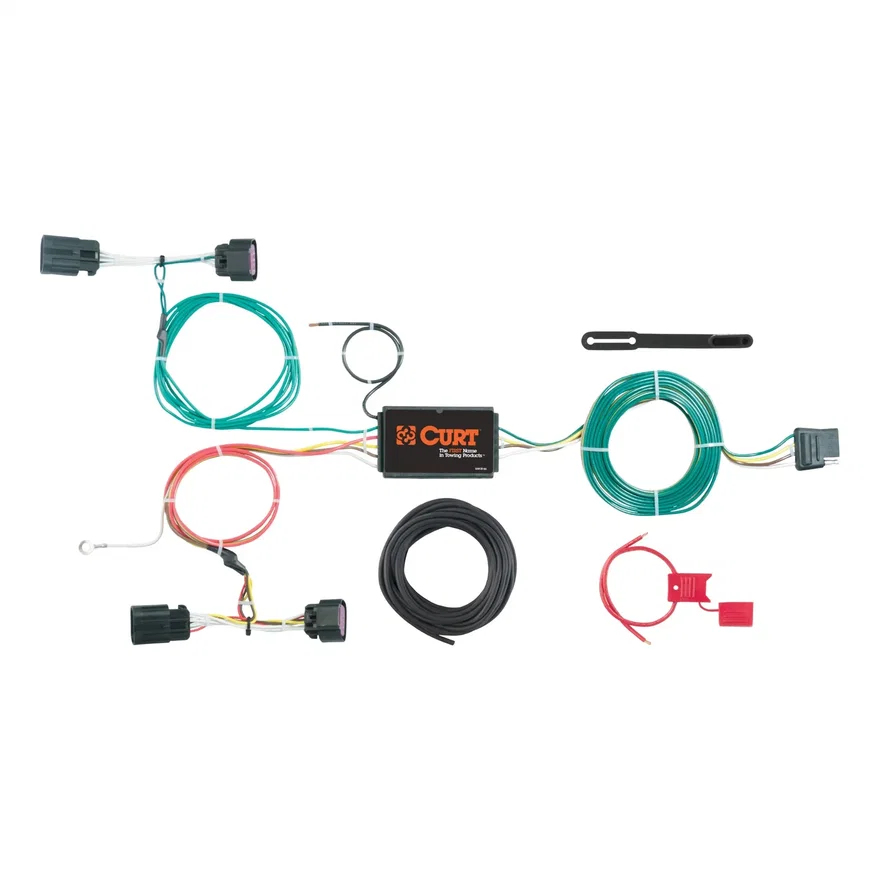 CURT 56270, Custom Wiring Harness; 4-Way Flat Output; Select Ram ProMaster City