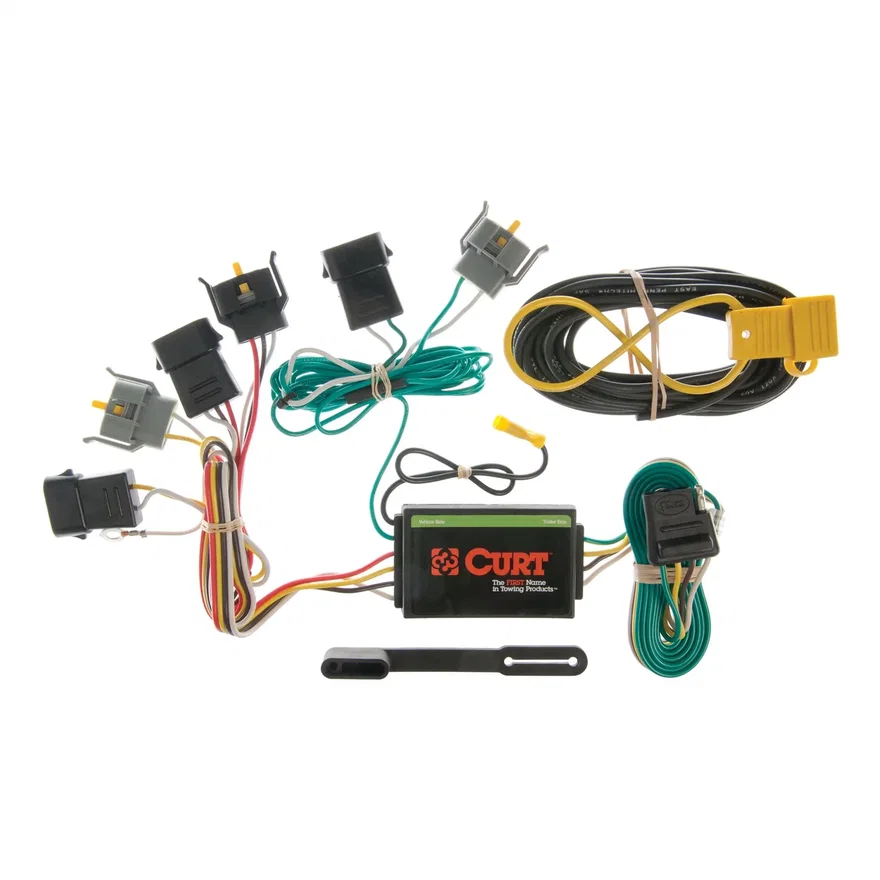 CURT 55345, Custom Wiring; 4-Flat; Battery Connection Required; Select Explorer; Mountaineer