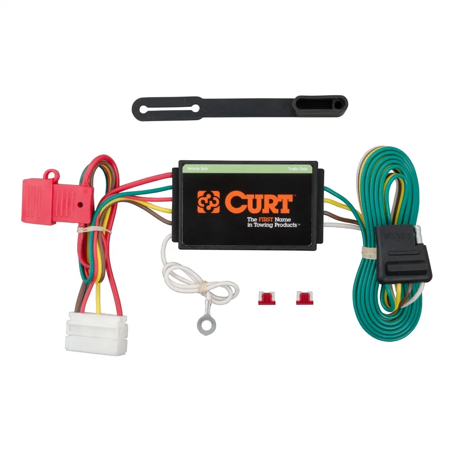 CURT 56192, Custom Wiring Connector; 4-Way Flat Output; Select Acura MDX