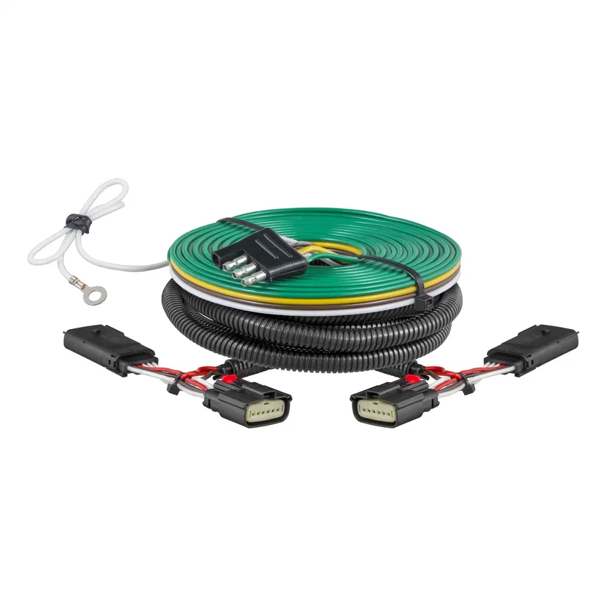 CURT 58966, Custom Towed-Vehicle RV Wiring Harness; Select Chevrolet Tahoe; Suburban