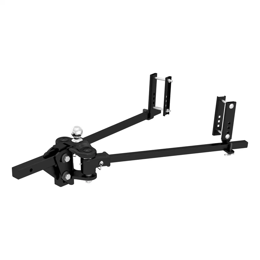 CURT 17501, TruTrack 4P Weight Distribution Hitch with 4x Sway Control; 10-15K