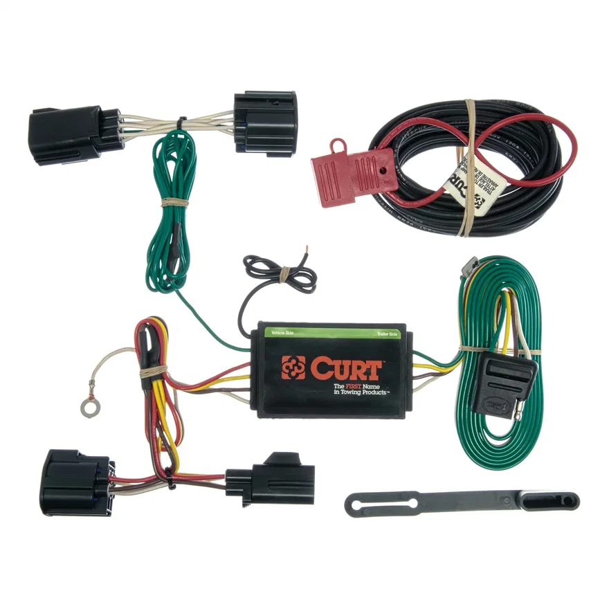 CURT 56140, Custom Wiring Harness; 4-Way Flat Output; Select Ford Focus Hatchback