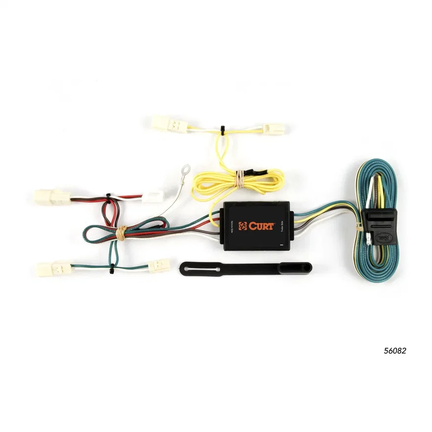 CURT 56082, Custom Wiring Harness; 4-Way Flat Output; Select Mazda MX-5 Miata