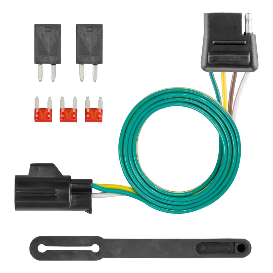 CURT 56012, Custom Wiring Connector; 4-Way Flat Output; Select Equinox; XL-7; Torrent