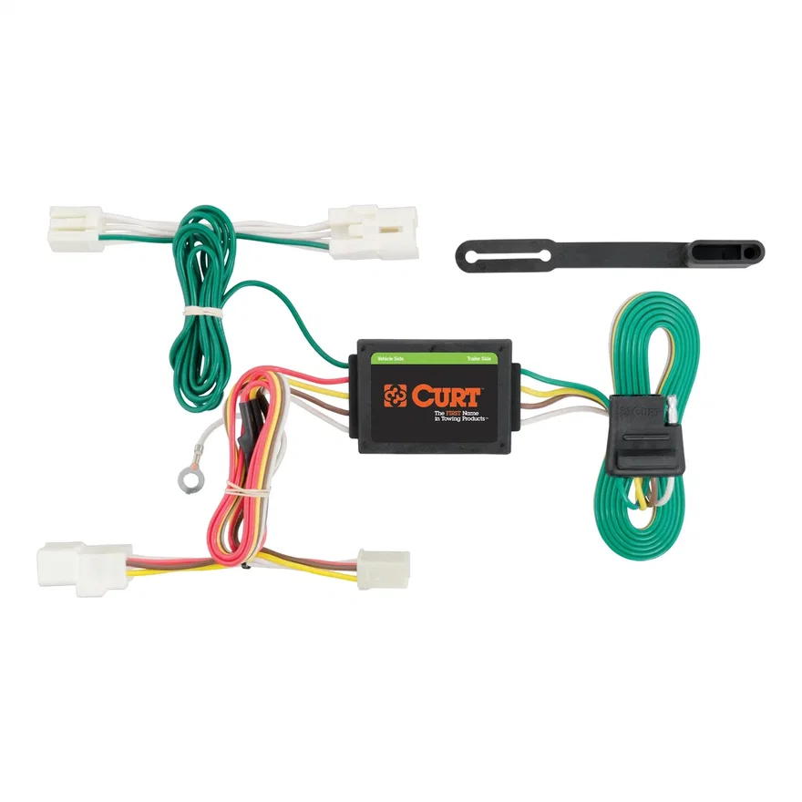 CURT 56247, Custom Wiring Harness; 4-Way Flat Output; Select Hyundai Sonata