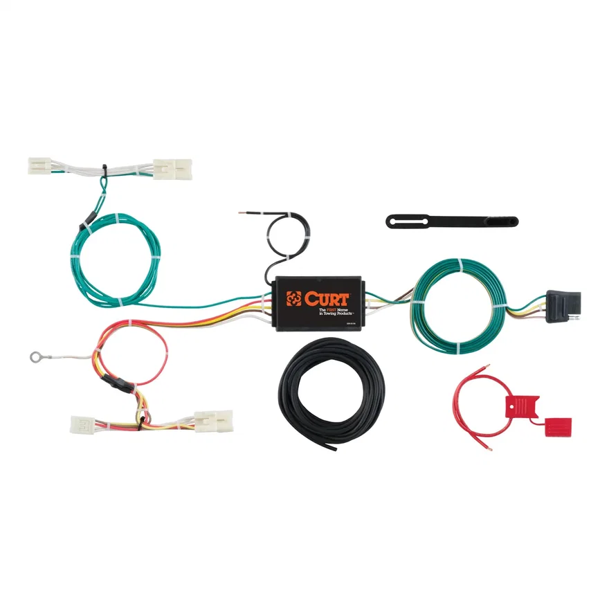 CURT 56283, Custom Wiring Harness; 4-Way Flat Output; Select Hyundai Elantra Sedan Limited