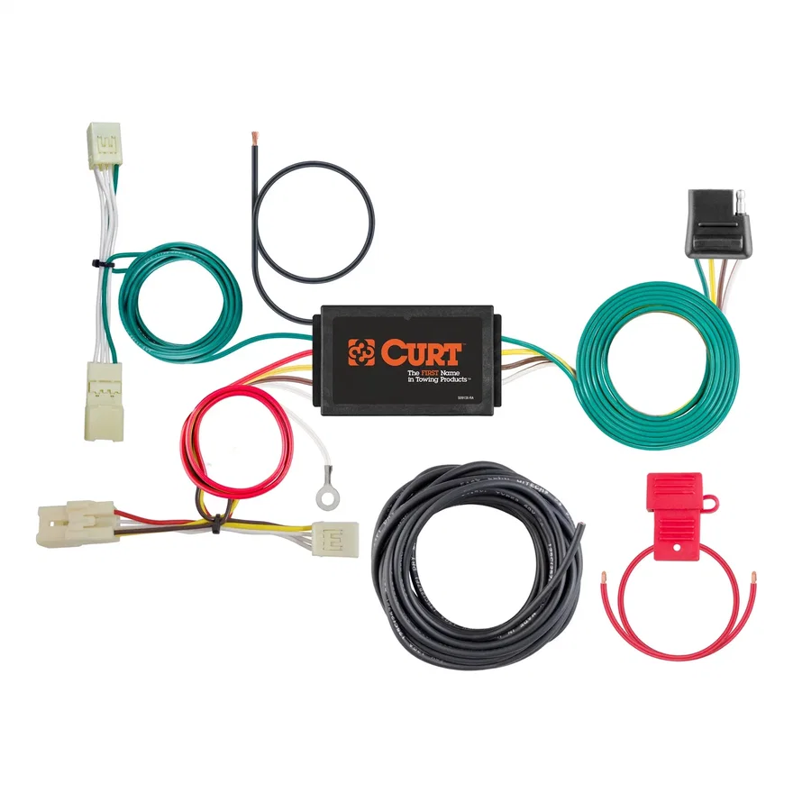 CURT 56410, Custom Wiring Harness; 4-Way Flat Output; Select Kia Forte; Koup