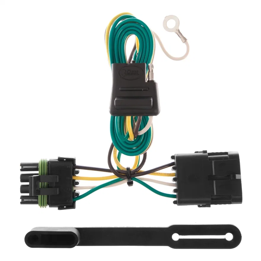CURT 55315, Custom Wiring; 4-Way Flat; Select GMC C1500; C2500; C3500; K1500; K2500; K3500