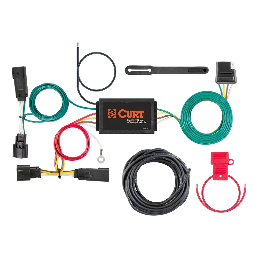 CURT 56363, Custom Wiring Harness; 4-Way Flat Output; Select Buick Encore