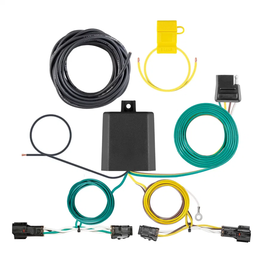 CURT 56499, Custom Wiring Harness; 4-Way Flat Output; Select Kia EV6