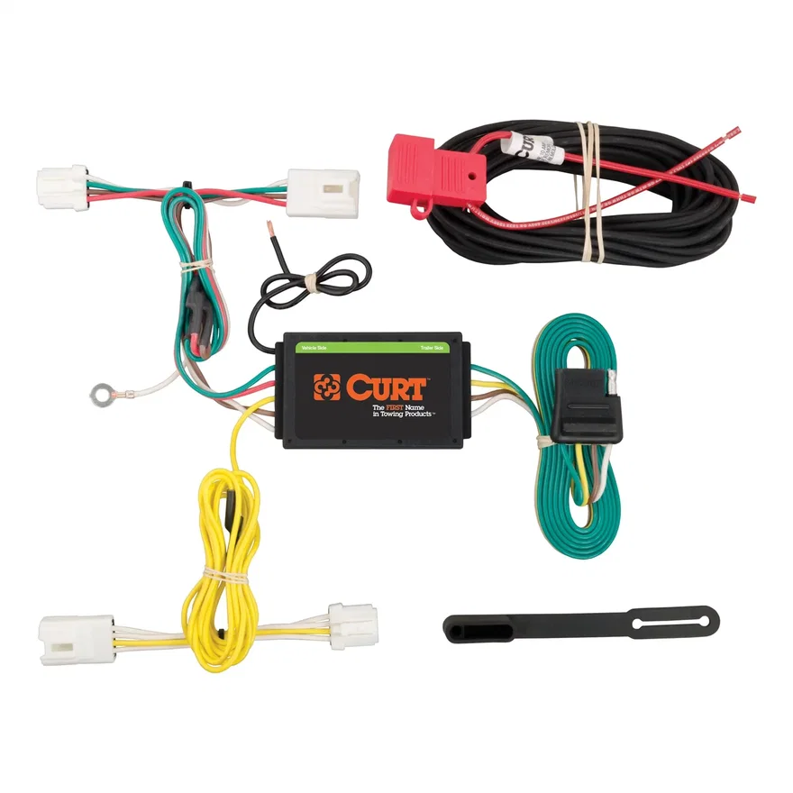 CURT 56248, Custom Wiring Harness; 4-Way Flat Output; Select Infiniti Q50