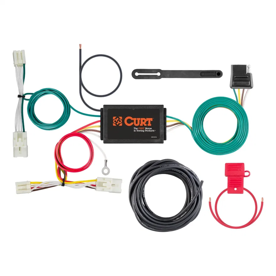 CURT 56390, Custom Wiring Harness; 4-Way Flat Output; Select Hyundai Sonata