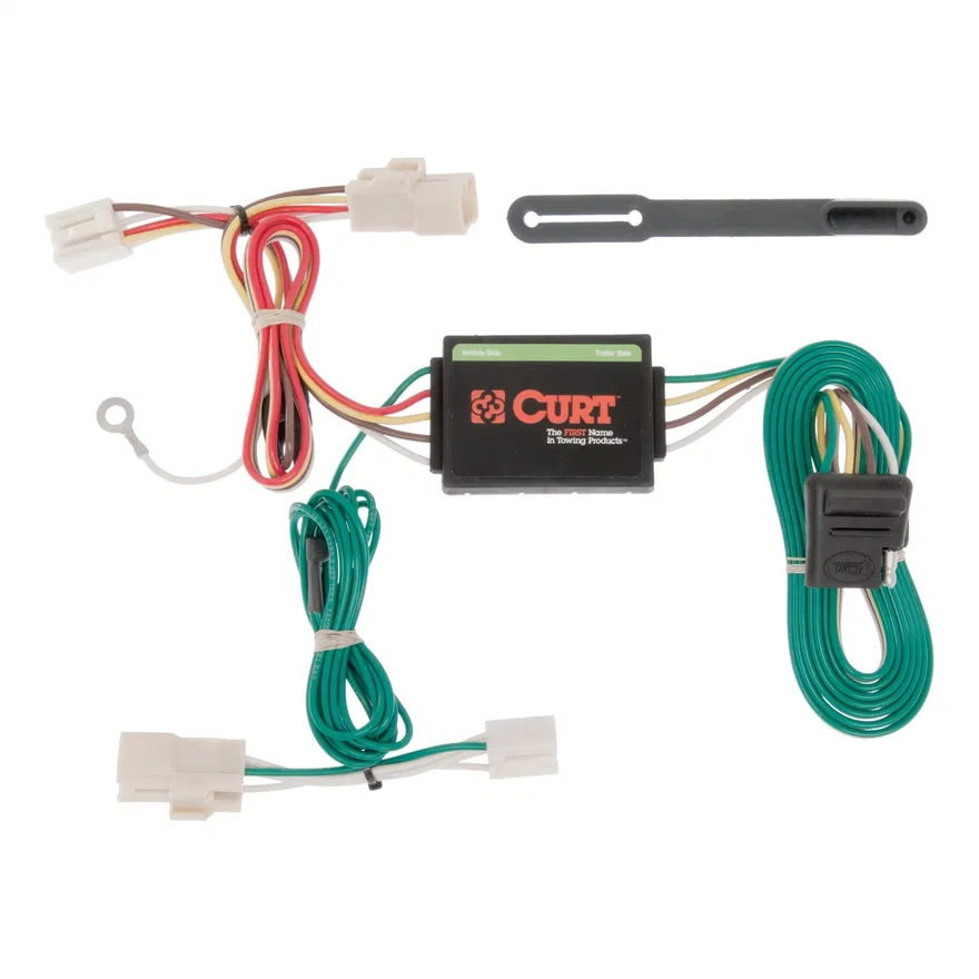 CURT 56149, Custom Wiring Harness; 4-Way Flat Output; Select Hyundai Accent Sedan