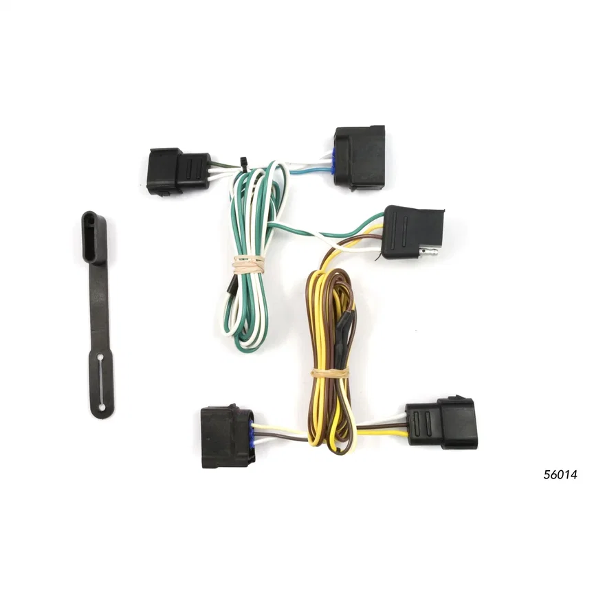 CURT 56014, Custom Wiring; 4-Way Flat Output; Select Chevrolet Corvette; Ford Focus; Ranger
