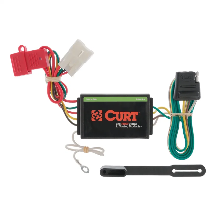 CURT 56039, Custom Wiring Connector; 4-Way Flat Output; Select Mitsubishi Endeavor