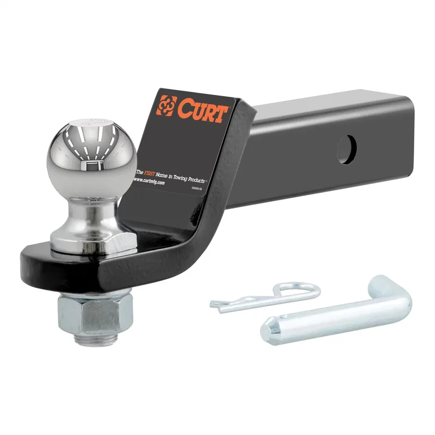 CURT 45036, Loaded Ball Mount with 2in. Ball (2in. Shank; 7;500 lbs.; 2in. Drop)