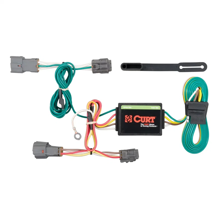 CURT 56222, Custom Wiring Harness; 4-Way Flat Output; Select Kia Rondo; Soul