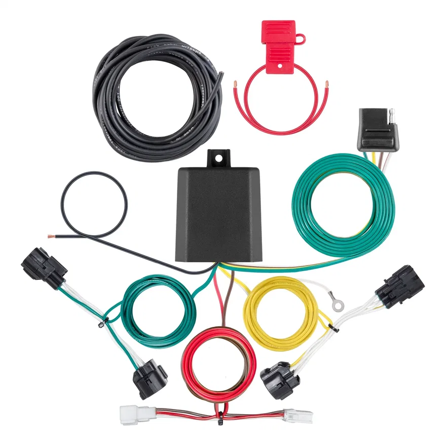 CURT 56505, Custom Wiring Harness; 4-Way Flat Output; Select Kia Niro