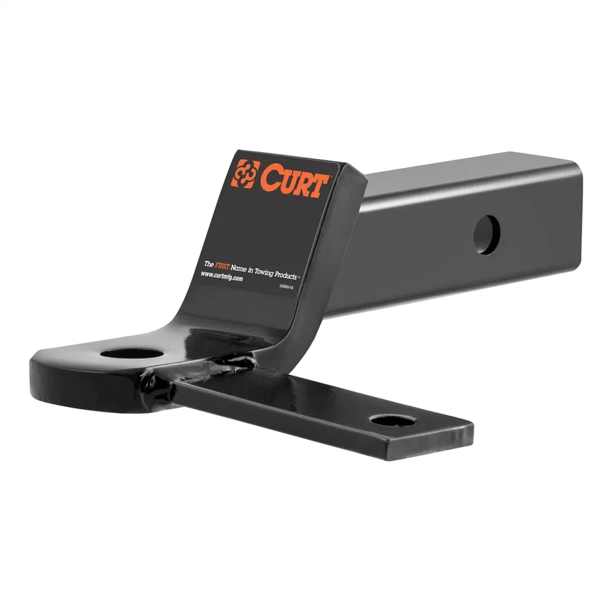CURT 45820, Sway Tab Ball Mount (2in. Shank; 7;500 lbs.; 2in. Drop)