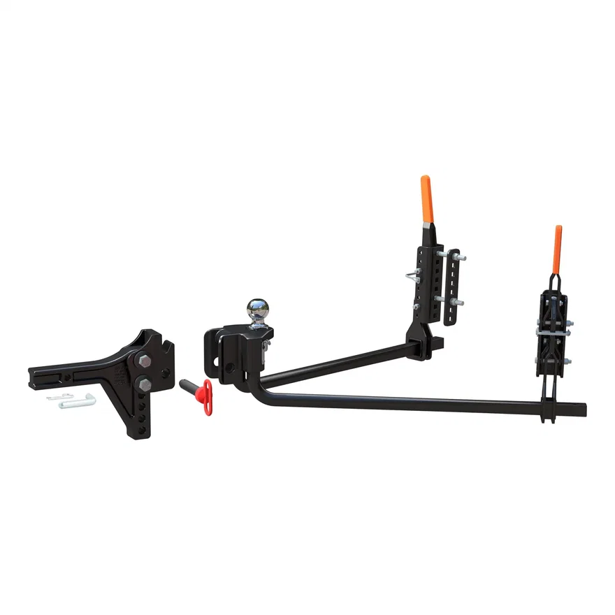CURT 17510, TruTrack 2P Trailer-Mounted Weight Distribution Hitch; 8-10K